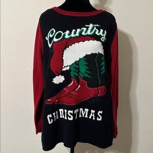 Country Christmas Sweater
